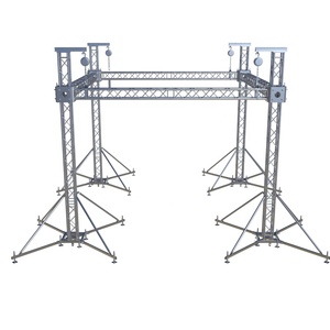 Sistema <span class=keywords><strong>de</strong></span> armazón <span class=keywords><strong>de</strong></span> aluminio completo <span class=keywords><strong>de</strong></span> fábrica con espiga cuadrada para iluminación <span class=keywords><strong>de</strong></span> escenario, soporte <span class=keywords><strong>de</strong></span> <span class=keywords><strong>arco</strong></span> con base <span class=keywords><strong>de</strong></span> apoyo para conciertos - Product Image 1