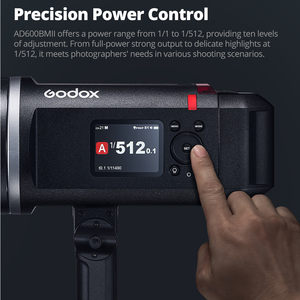 Godox AD600BM II ad600bmii thế hệ thứ hai bên ngoài ngoài ngoài trời Studio máy ảnh Flash 600W sứ nhiếp ảnh ánh sáng - Product Image 5