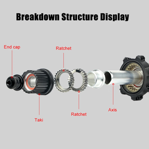 Buje de Freno de Disco de Tracción Directa para Bicicleta de Montaña, 28 Orificios, Liberación Rápida, Eje Pasante, BOOST, Ratchet, 11 Velocidades, HG MS XD - Product Image 5
