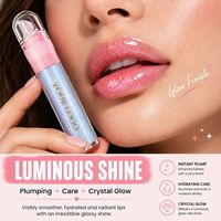 Groothandel Lip Oil Aangepaste Logo 8-kleuren Hydraterende Fruit Smaak Hydraterende Private Label Volle Gladde Veganistische Hydraterende Make-up