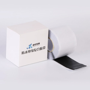 Electrical Tape Double Sided 1.65mm Thick Silicone Adhesive Black For Insulation And Corrosion Protection High Voltage Cable - Product Image 3