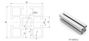 Nuova fessura di taglio di precisione 8 porte scorrevoli in alluminio profilo componenti aziende - Product Image 2