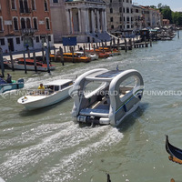 Bateau gonflable DWF en gros avec moteur hors-bord, catamaran de pêche, yacht gonflable