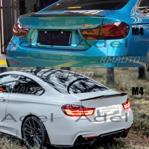 Alerón Trasero Estilo PSM de Fibra de Carbono Negro Brillante para BMW Serie 4 F32 F33 F36 M4, Accesorios de Tuning Exterior - Product Image 3