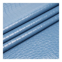 Rouleaux de tissu en PVC gaufré effet crocodile brillant, simili cuir synthétique pour la fabrication de sacs, portefeuilles et bourses