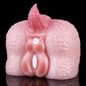 Masturbador Hot Fire Dragon, Estilo Animal de Fantasía, Dispositivo de Placer Masculino de Doble Canal - Product Image 3