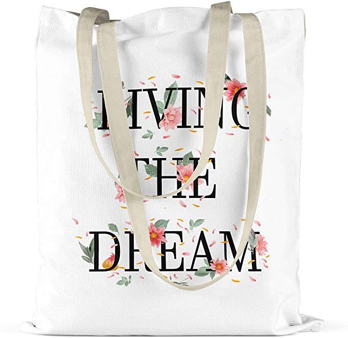 Customized recycle organic cotton canvas tote shopping bag with print logo promotional supplier