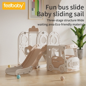 Feelbaby per bambini auto stile scivolo di plastica parco giochi al coperto giocattolo di bell'aspetto giardino educativo per la casa parco avventura per lo Shopping - Product Image 2