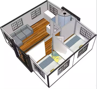 Maison préfabriquée modulaire, maison prête à l'emploi, maisons préfabriquées mobiles, conteneur portable