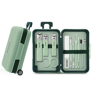 ชุดทำเล็บมืออาชีพสแตนเลสสตีล 12 ชิ้น รุ่นใหม่ ปี <span class=keywords><strong>2026</strong></span> รุ่น Lattis M41012 พร้อมชุดตัดแต่งเล็บและกระเป๋าเดินทาง - Product Image 1