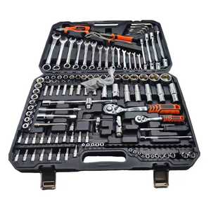 Ensemble d'outils universels de haute qualité pour voitures et camions, 137 pièces, clé à douille à double usage, tournevis, ensemble d'outils combinés - Product Image 1