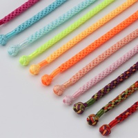 SKY A8 4mm Bracelet tressé de couleur unie, fait à la main, vente en gros, cordon rouge, bijoux d'amitié