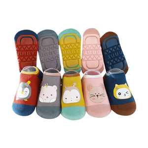 Bonne qualité yunshan printemps/été nouveau sol pour enfants dessin animé bébé bébé maison antidérapant bambin <span class=keywords><strong>bateau</strong></span> chaussettes coton soc - Product Image 2