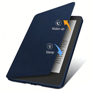 Housse en cuir PU amovible 2 en <span class=keywords><strong>1</strong></span>, étui de protection en acrylique détachable pour Kindle Paperwhite 12/11/10e génération KPW 6 5 4 3 - Product Image 4