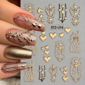 Sac de 1000 pièces de clous à ongles dorés de formes variées, mini rivets punk, ornements pour ongles pour le nail art DIY - Product Image 2