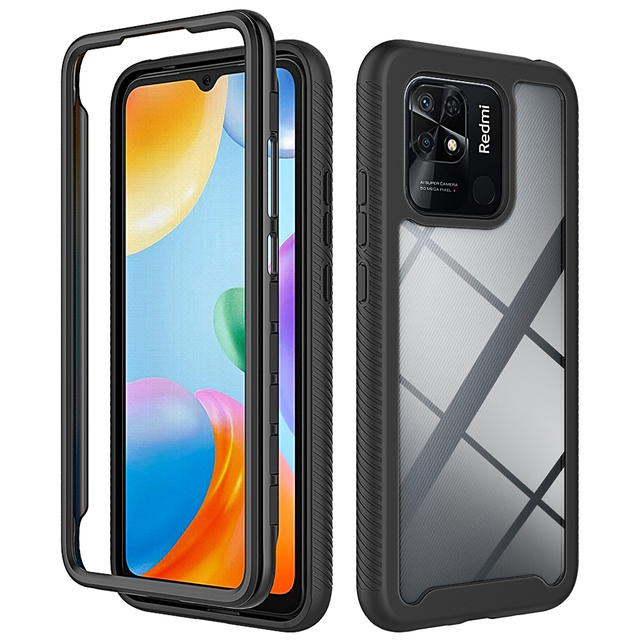 Shockproof Mobile Phone Accessories PC and TPU Mobile Phone Case for Redmi 10C 4G