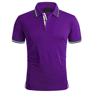 Fabricant de polos personnalisés pour hommes, vente en gros de polos en coton piqué à manches courtes, uniforme d'entreprise, polo de golf, fournisseur OEM ODM - Product Image 6