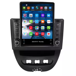 Lettore DVD per Auto Android 13 per <span class=keywords><strong>Peugeot</strong></span> <span class=keywords><strong>107</strong></span> Citroen C1 Toyota Aygo 2005 - 2014 BT GPS Navigazione SWC Carplay Autoradio - Product Image 2
