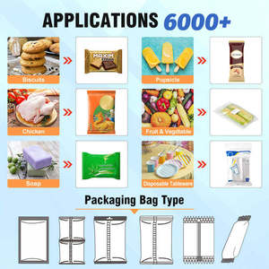 Automatic High Speed Spaghetti Packaging Machine Pillow Type Flow Wrapper for Pasta Food Packaging <b>Line</b> Equipment - Product Image 2
