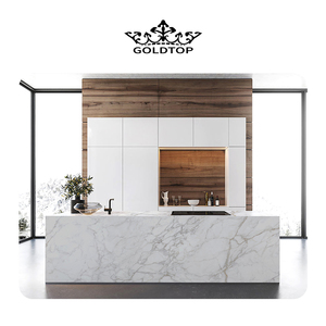 Goldtop ODM OEM HD in thạch anh với tự nhiên tĩnh mạch 7014 <span class=keywords><strong>statuary</strong></span> PD Full <span class=keywords><strong>slab</strong></span> cho sang trọng Island & hiện đại nhà bếp - Product Image 5
