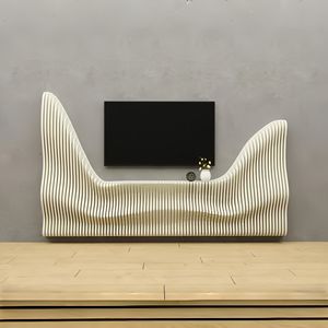 Estante de Pared Creativo de Madera para TV, Soporte de Exhibición, Estante de Almacenamiento, Duradero para el Hogar, Hotel, Apartamento, Casa de Huéspedes - Product Image 5