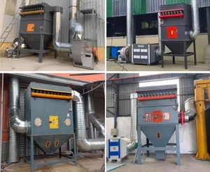 Ahşap mobilya fabrikası ahşap toz toplayıcı ile Motor 5 HP 99.99% verimlilik kumaş çanta talaş koleksiyonu için filtre - Product Image 5