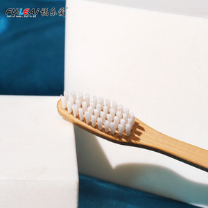 Fuleai Bamboo <b>Toothbrush</b> Adult Soft Bristle Biodegradable <b>With</b> Kraft Paper <b>Case</b> - Product Image 3