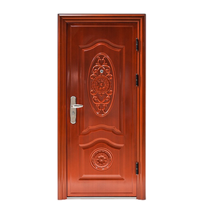 <span class=keywords><strong>Porte</strong></span> d'entrée extérieure en acier anti-effraction sur mesure pour appartement, certifiée CE/UL, options modernes ignifuges, finition élégante - Product Image 4