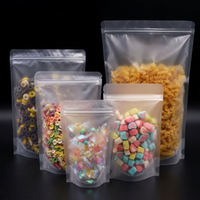 Sachets Doypack mats refermables en gros avec marque personnalisée pour l'emballage de café, de snacks et de bonbons