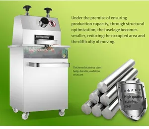 Potable Automatic Commercial Electric Sugarcane Juice Machine Sugar Cane Juicer Extractor