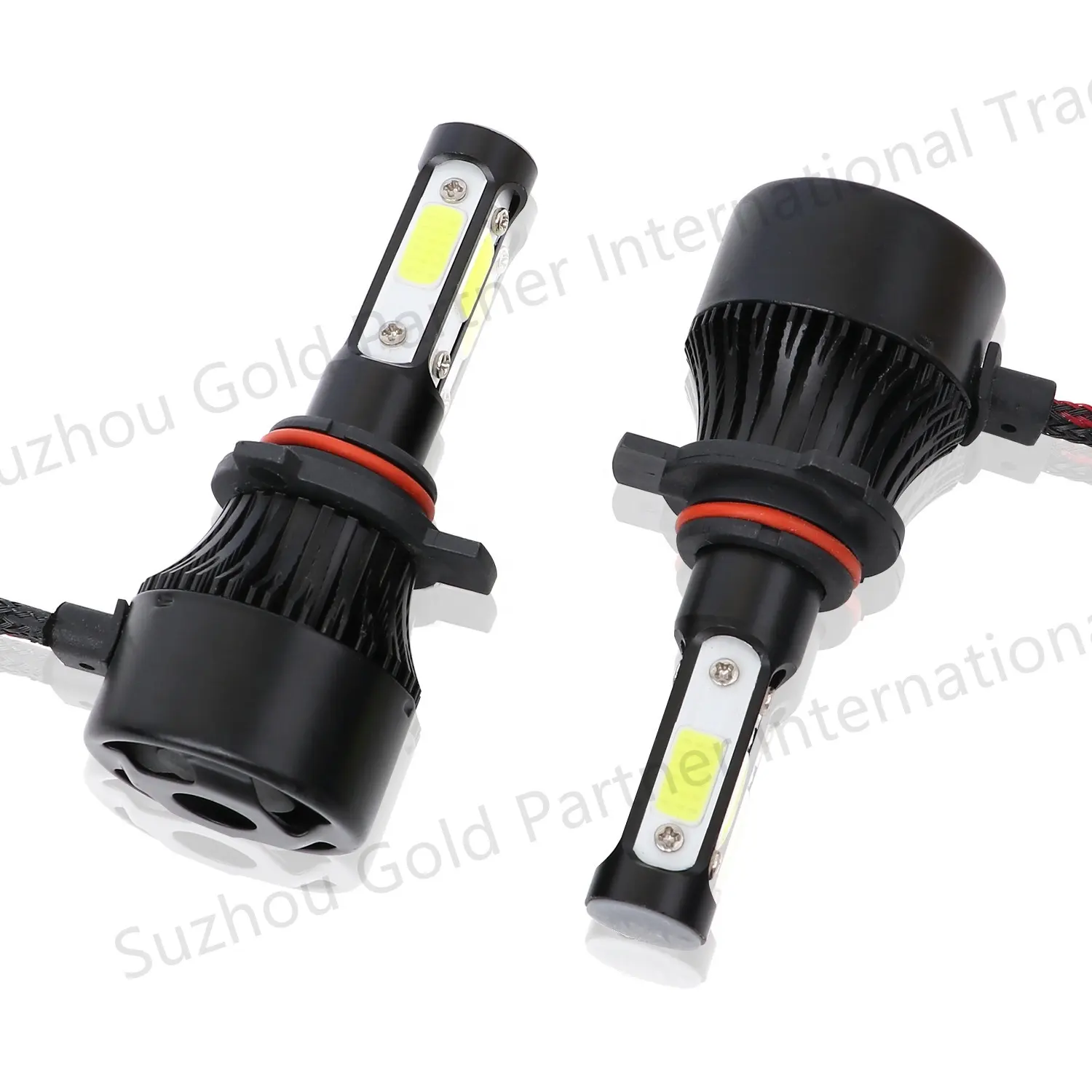 Auto lighting system X7 h7 h11 h4 led headlights bulb 9006 bus headlamp led lighting for vehicle cars led head lights 4 sides