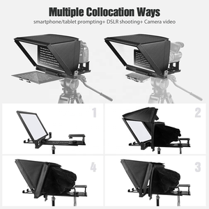 Teleprompter 12 inch với teleprompter phần mềm điều khiển từ xa <span class=keywords><strong>Studio</strong></span> On-Camera teleprompter cho live streaming - Product Image 3