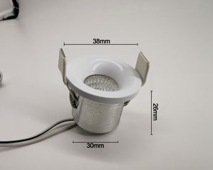 <span class=keywords><strong>Focos</strong></span> <span class=keywords><strong>LED</strong></span> Empotrables COB de 3W y 30MM, Diseño Moderno, Tamaño Pequeño, Personalizables, Atenuables, Garantía de 2 Años, para Uso en Dormitorios - Product Image 5