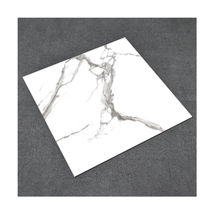 HILITEホットセール60x60磁器光沢のある標準的な白い大理石の磁器屋外セラミック床タイル - Product Image 1