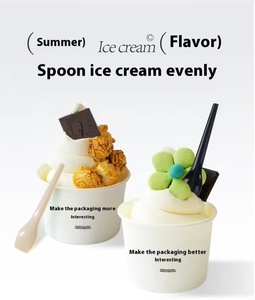 Cucchiaino Moderno Mini Biodegradabile Monouso <span class=keywords><strong>per</strong></span> Dessert, Gelato, Riso, <span class=keywords><strong>Miele</strong></span>, Yogurt - Resistente al Calore, Eco-Friendly, <span class=keywords><strong>per</strong></span> Uso Commerciale - Product Image 2