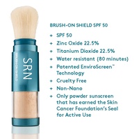 LOGO personnalisé OEM poudre minérale végétalienne SPF 50 crème solaire Protection UVA et UVB poudre de réglage de la crème solaire avec pinceau