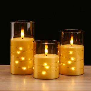 <span class=keywords><strong>Bougies</strong></span> de Noël d'éclairage audio et vidéo professionnelles pour les mariages et Diwali Décoration de maison festive et décorations de jouets de fête - Product Image 3