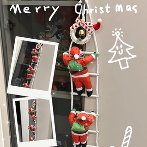 <b>Christmas</b> decorations, Santa Claus climbing wall, <b>Christmas</b> <b>tree</b> ornaments, hotel and shopping mall holiday decorations. - Product Image 2