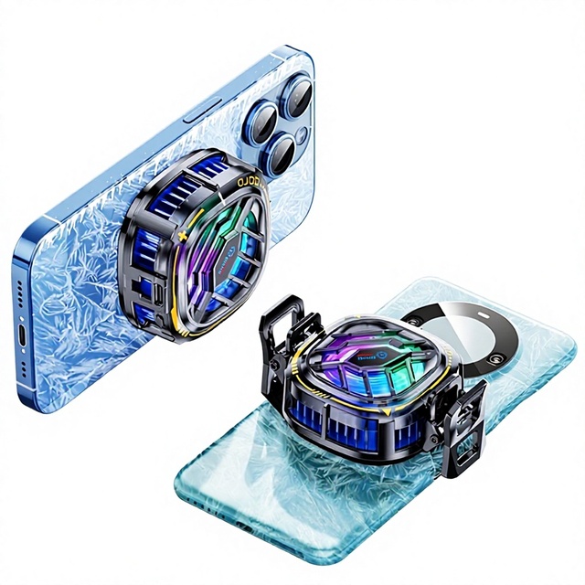 New X76 Smartphone Semiconductor Cooler with Digital Display Rapid Cooling Freezing Portable Gaming Made in Shenzhen