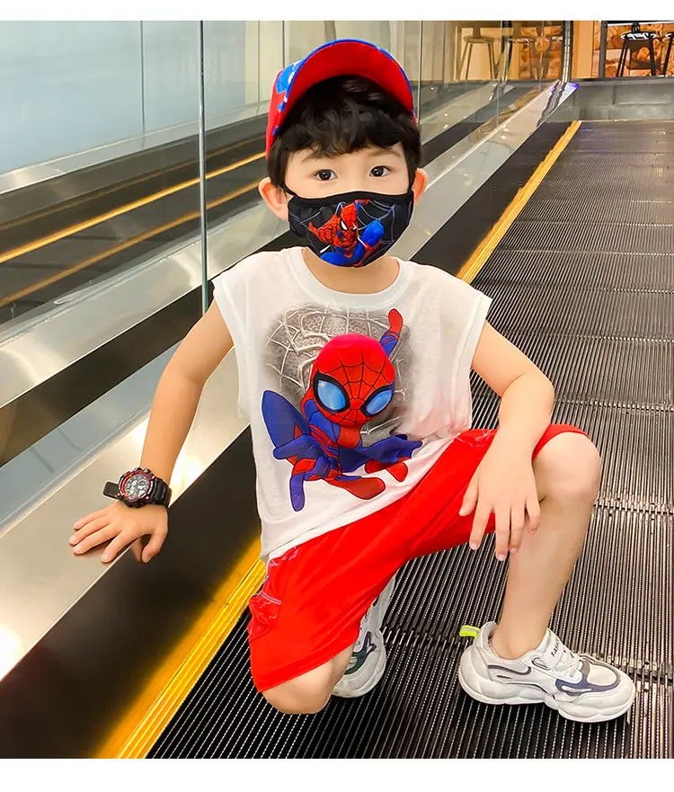 Wholesale 2022 summer children's cartoon wear Cosplay costumes Clothing for Show and Comic Con boy' s clothing sets Kids Uniform
