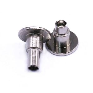 Remaches de Acero Inoxidable Semitubulares con Cabeza Plana de 1/4 de Pulgada, Fijación con Hombro, Certificación ISO9001, Personalizables, para Muebles, Acabado Brillante - Product Image 2
