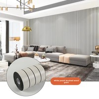 Panneau mural auto-adhésif 3D effet bois, étanche, pour cuisine, chambre, maison, TV – Facile à poser