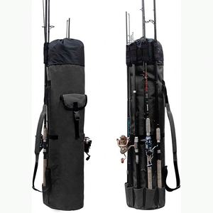 Échantillon gratuit - Sac de transport et de rangement durable pour cannes à pêche et moulinets - Contient 5 cannes et leur matériel - Product Image 3