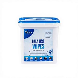 Juego de 2 Toallitas Húmedas Antialérgicas de Tamaño Único para Uso Diario, 500 Hojas Cada Una - Product Image 1