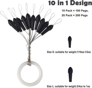 Mollette per tungsteno o verme di piombo/pesi di lancio, fanno rimanere i pesi in posizione saltando, punzonando e lanciando i tuoi rig B10 - Product Image 2