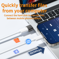 Adaptador de teléfono celular Transferencia DE DATOS Carga rápida Usb C a Usb Adaptador Lector de tarjetas USB Conversión C a USB Tipo C Adaptador OTG