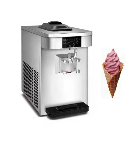 अच्छी गुणवत्ता वाली आइसक्रीम निर्माता आयातित मोटर टच स्क्रीन आइसक्रीम बनाने की मशीन को नरम करती है