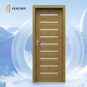 Luxury Modern <strong>Wooden</strong> Frost White Oak Contemporary Sliding <strong>Room</strong> Prehung Interior Wood Door Iron <strong>Gate</strong> <strong>Designs</strong> With Frame - Product Image 1