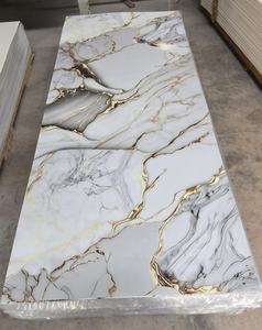 UVボード 塗装不要 装飾ボード 幾何学模様 モダンリビングルーム 壁パネル - Product Image 1