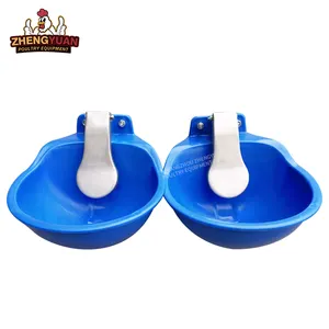 Automatic Cow Cattle Water Drinking Bowl for Horse Blue Lightweight Plastic Animal Drinker Eco Friendly Potable